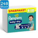 Pampers Baby Dry Gr. 6, 13-18kg - (248 Stück)